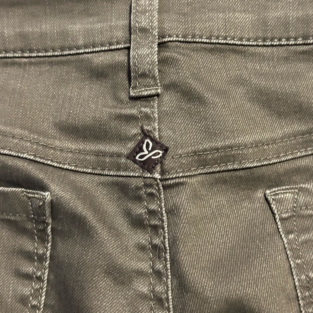 Prana Brown Button-Accent Cropped pants - Picture 4 of 9